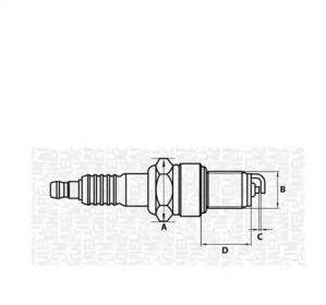 MAGNETI MARELLI 062000773304 -  Свеча зажигания